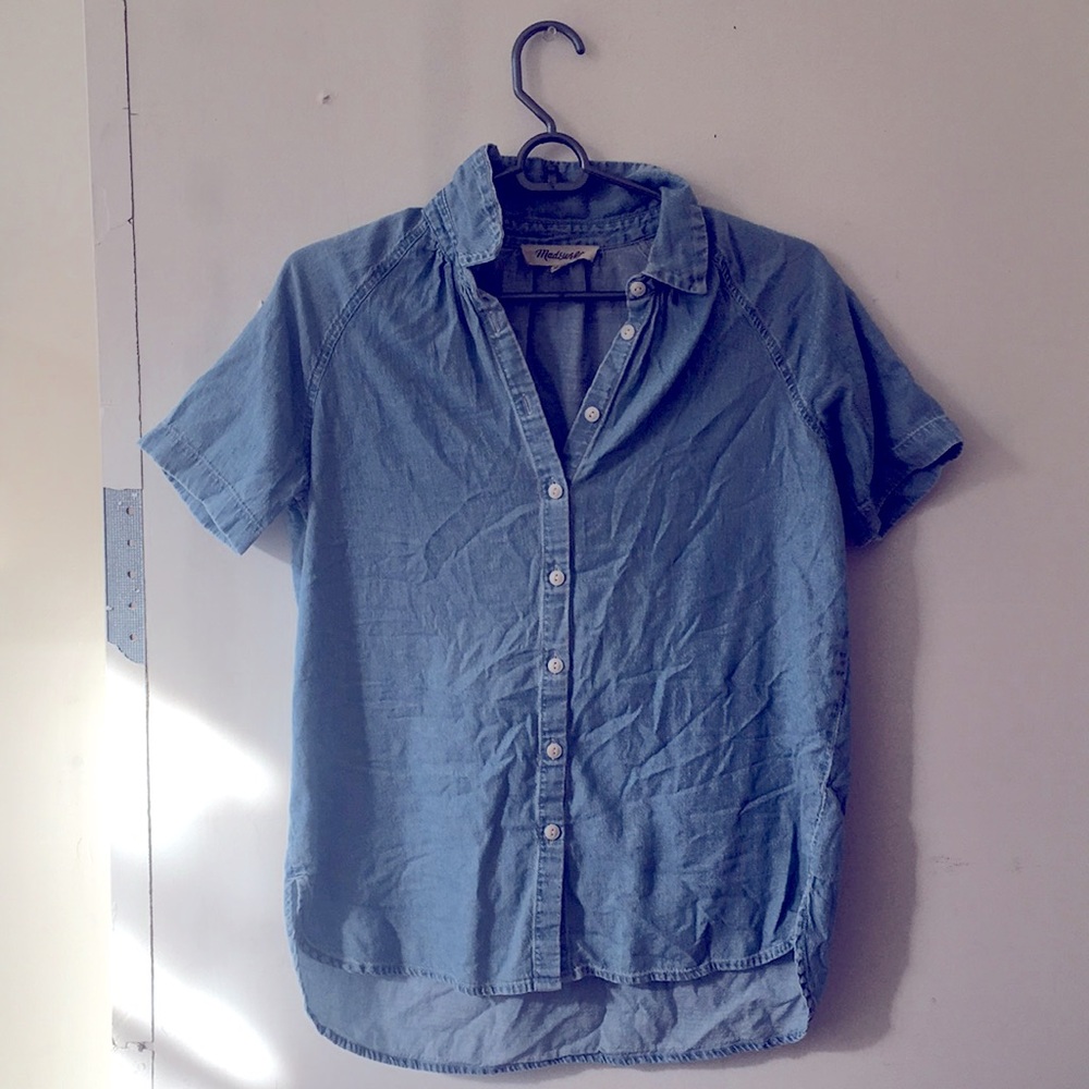 Madewell Denim Button Up short sleeve